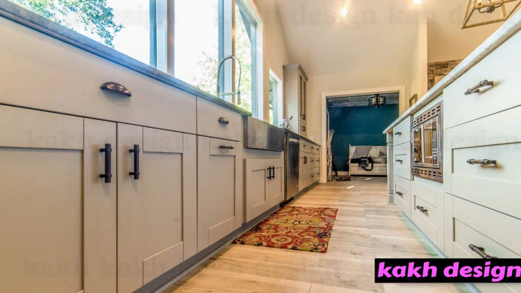 کابینت نئوکلاسیک روکش وکیوم سوپر مات کره ای کد 1