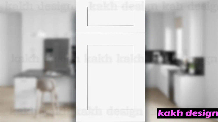 کابینت نئوکلاسیک سفید روکش وکیوم سوپر مات کره ای کد 1