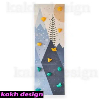 دیواره صخره نوردی کودکان مدل چاپی کد 12