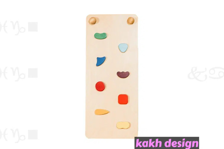 اسباب بازی مونته سوری مثلث پیکلر تاشو با سرسره و بارفیکس کاخ دیزاین کد 0303