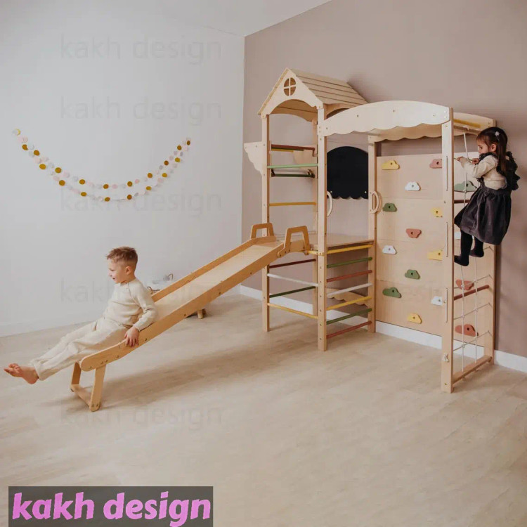 مجموعه بازی مونتهسوری برج چوبی بازی کد B02