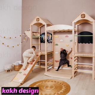 مجموعه بازی مونتهسوری برج چوبی بازی کد b03