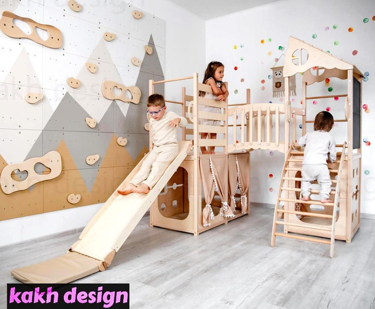 مجموعه بازی مونتهسوری برج چوبی بازی کد b04