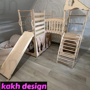 مجموعه بازی مونتهسوری برج چوبی بازی کد b04