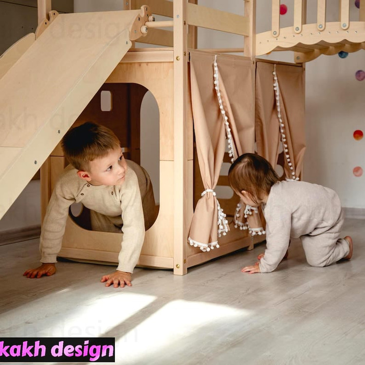 مجموعه بازی مونتهسوری برج چوبی بازی کد b04
